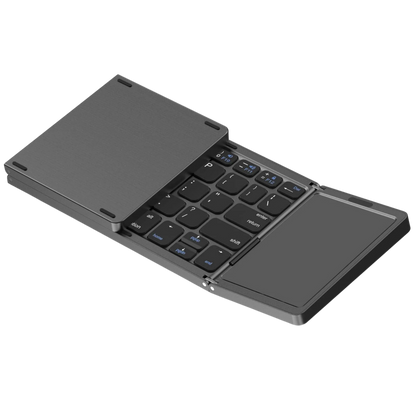 B033 Foldable Bluetooth Keyboard – كيبورد بلوتوث قابل للطي مع لوحة لمس
