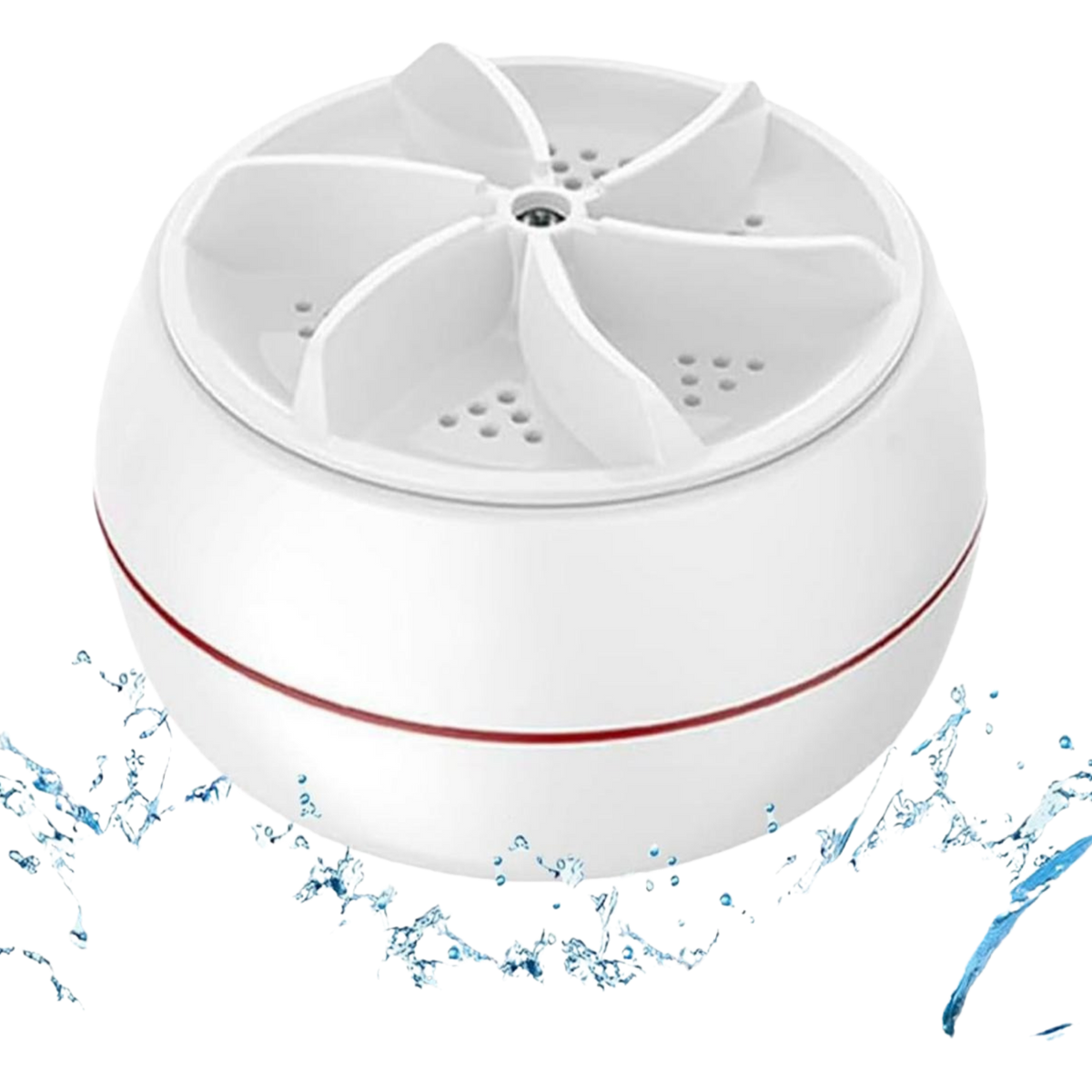 2-in-1 Mini Washing Machine – غسالة ملابس صغيرة محمولة بتقنية التنظيف بالموجات فوق الصوتية