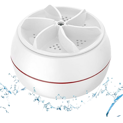 2-in-1 Mini Washing Machine – غسالة ملابس صغيرة محمولة بتقنية التنظيف بالموجات فوق الصوتية