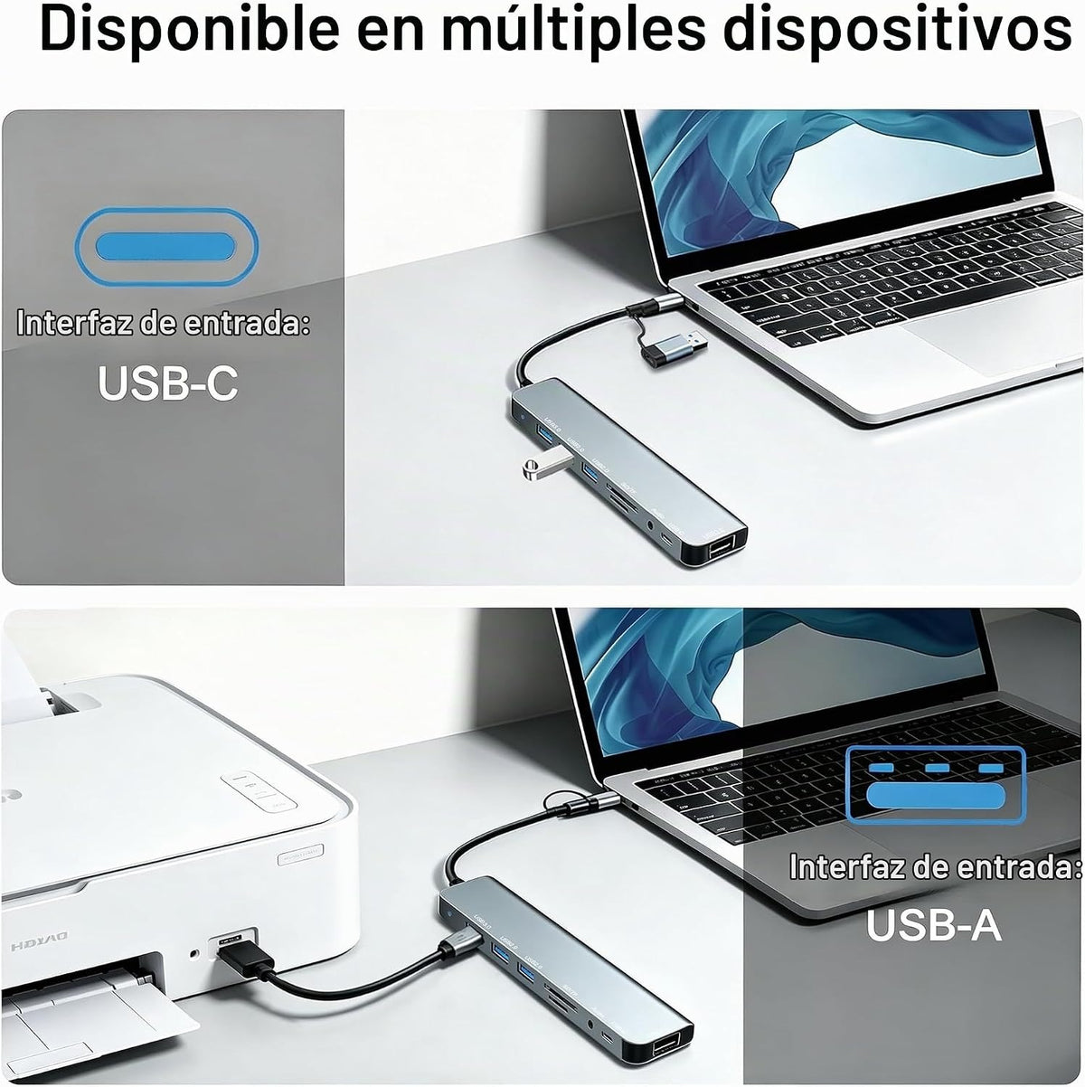 USB Hub Adapter – موزّع منافذ USB متعدد الاستخدامات