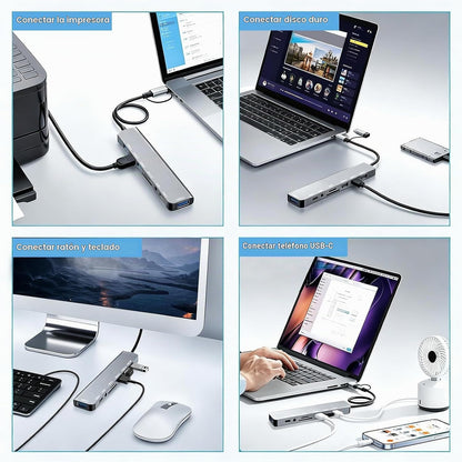 USB Hub Adapter – موزّع منافذ USB متعدد الاستخدامات