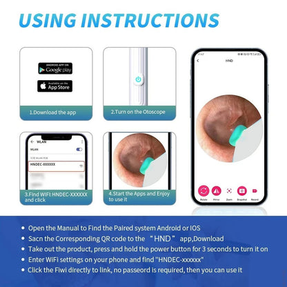 Smart Visual Earwax Removal Tool | أداة إزالة شمع الأذن الذكية