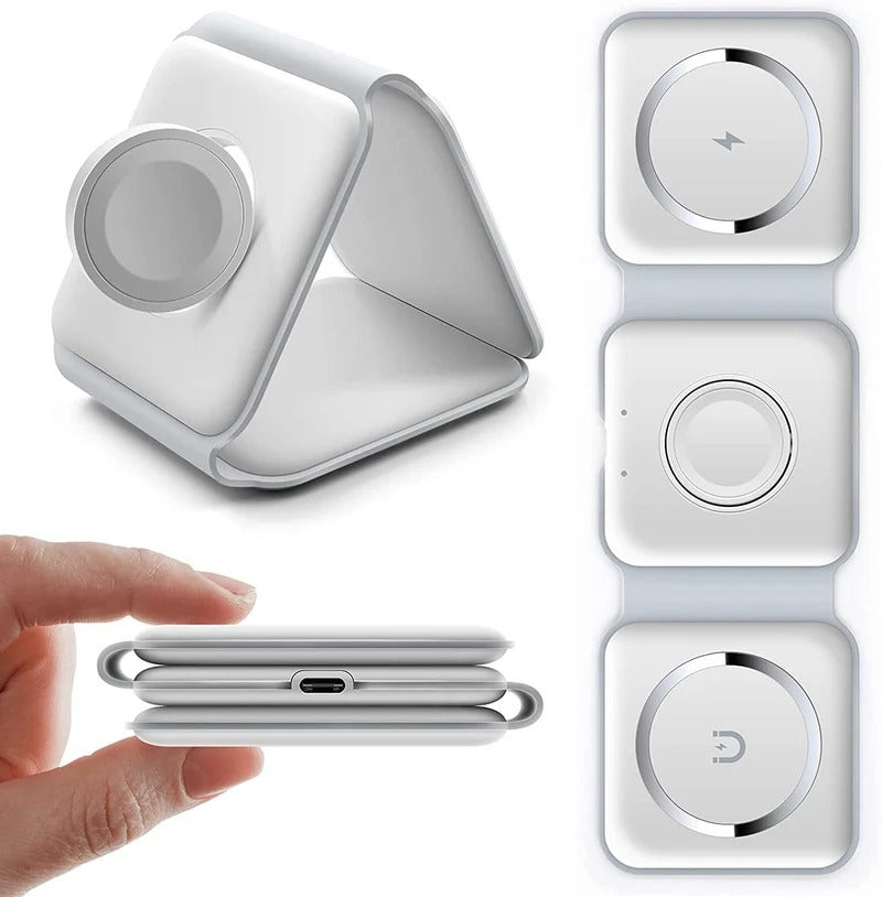 3-in-1 Wireless Charging Station | محطة شحن لاسلكية 3 في 1