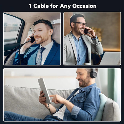 4-in-1 Multi USB Charging Cable – كابل شحن متعدد الاستخدامات