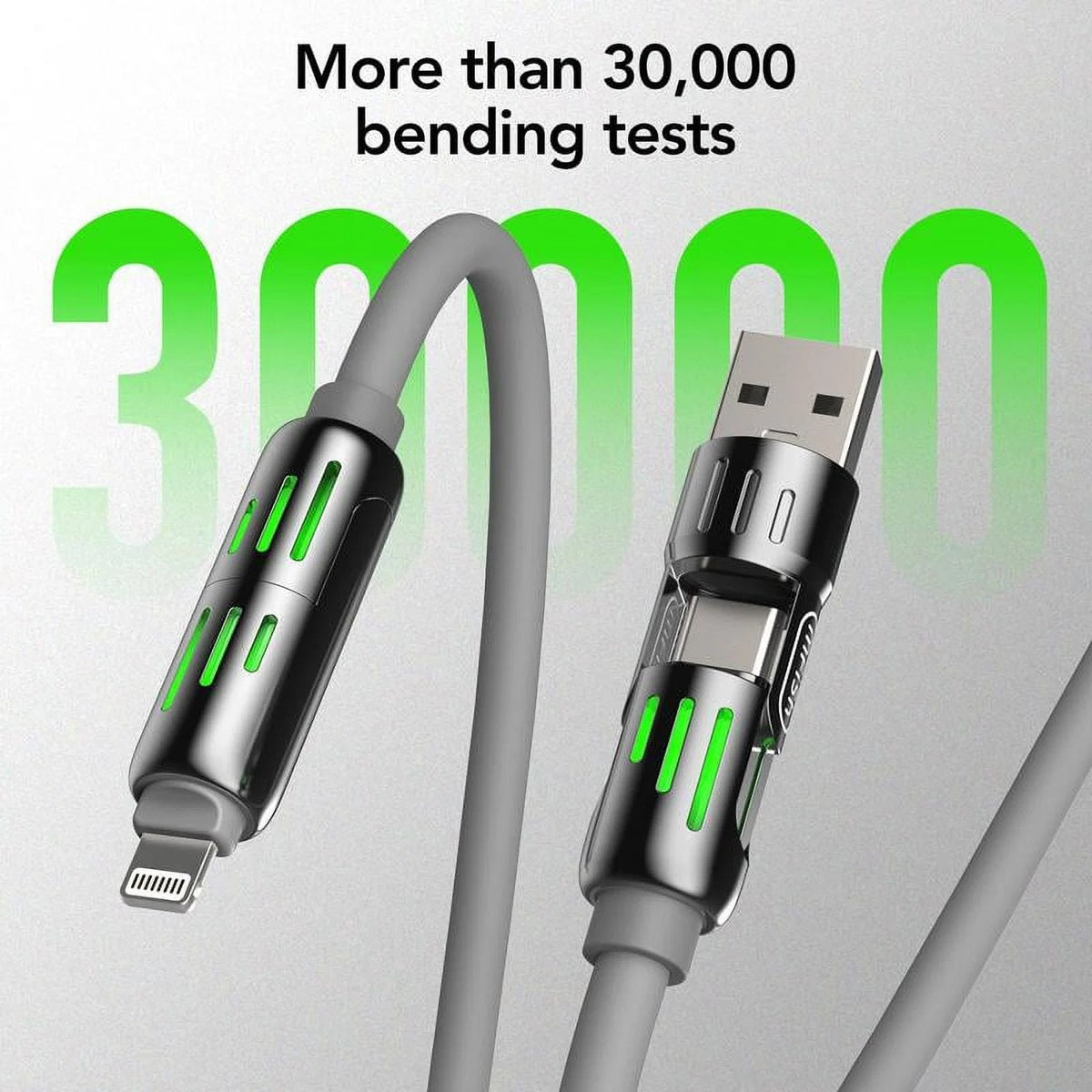 4-in-1 Multi USB Charging Cable – كابل شحن متعدد الاستخدامات