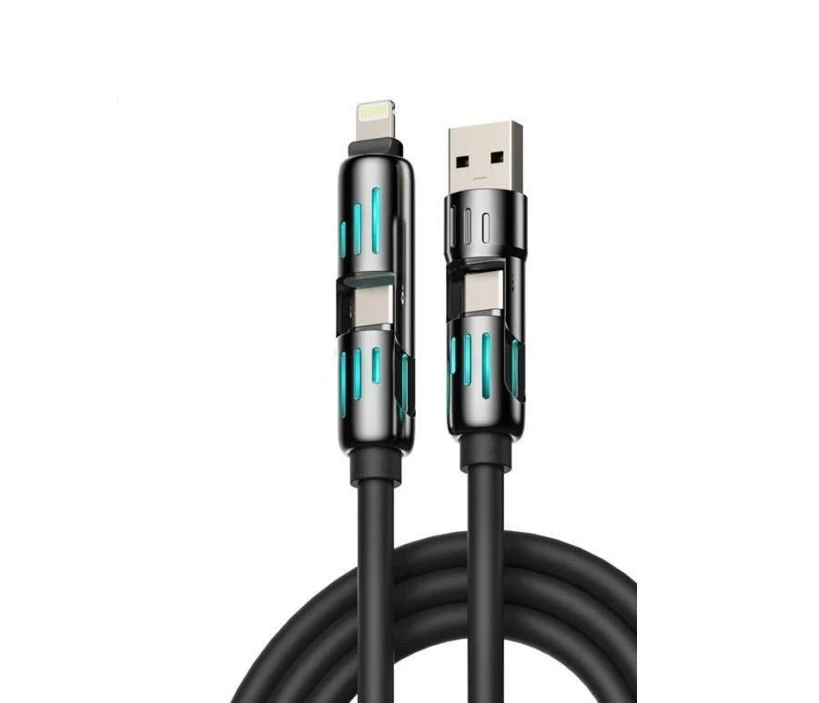 4-in-1 Multi USB Charging Cable – كابل شحن متعدد الاستخدامات