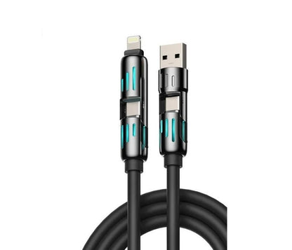 4-in-1 Multi USB Charging Cable – كابل شحن متعدد الاستخدامات
