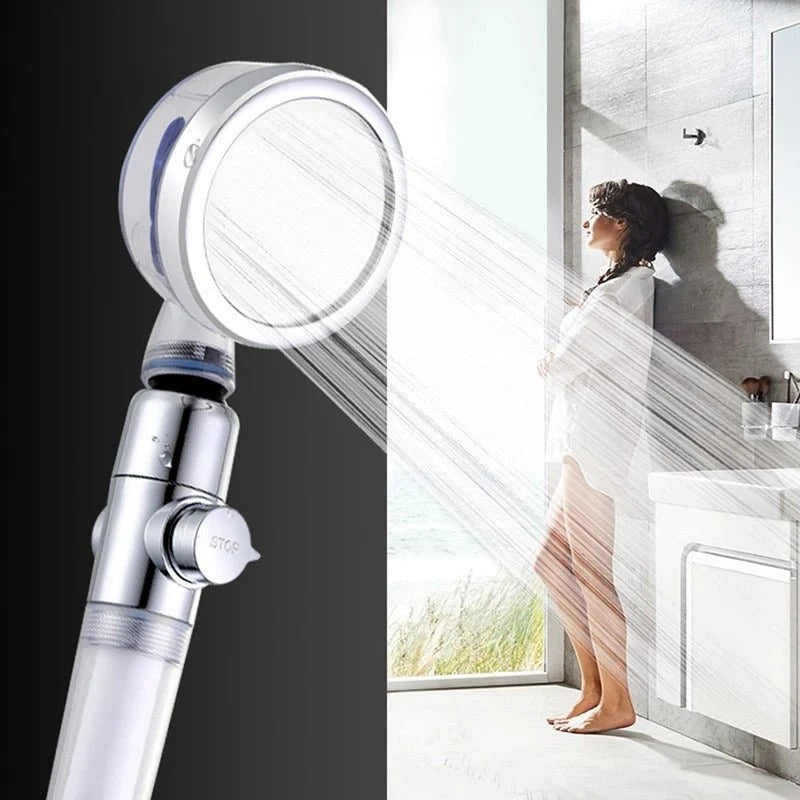 Turbo Spa High-Pressure Shower Head – رأس دش توربو عالي الضغط مع فلتر
